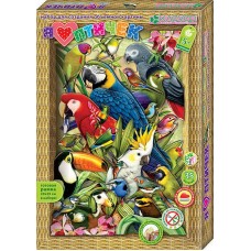 Набор для изготовления картины "Я люблю птичек" (КЛЕВЕР, АБ21-114)