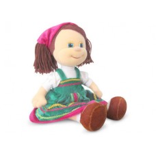 Кукла Алёнушка в русском сарафане музыкальная 26 см, звук "Я в садочке была" (LAVA, Л1209)