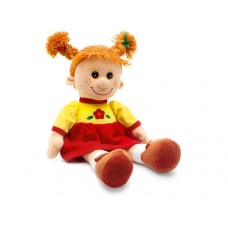 Мягкая игрушка Кукла Майя в платье музыкальная 28 см, звук "Сударыня-барыня" (LAVA, Л8371B)