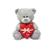 Медвежонок Дэнни с сердцем музыкальный 24 см (LAVA, Л8783B)