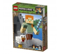 Конструктор LEGO Minecraft Большие фигурки, Алекс с цыплёнком