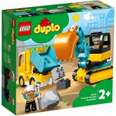 Конструктор LEGO DUPLO Town Грузовик и гусеничный экскаватор