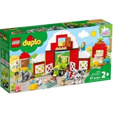 Конструктор LEGO DUPLO Town Фермерский трактор, домик и животные