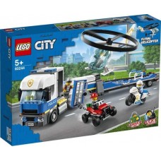 Конструктор LEGO CITY Police Полицейский вертолётный транспорт