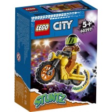 Конструктор LEGO CITY Stunt Разрушительный трюковый мотоцикл