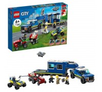 Конструктор LEGO CITY Police Полицейский мобильный командный трейлер