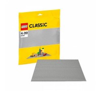 Пластина строительная LEGO серого цвета (LEGO, 10701-L)