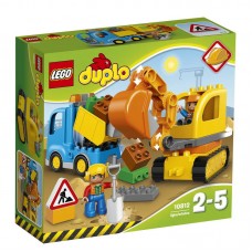 Конструктор LEGO DUPLO Грузовик и гусеничный экскаватор (LEGO, 10812-L)