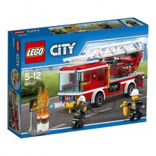 Конструктор LEGO CITY Пожарный автомобиль с лестницей (LEGO, 60107-L)