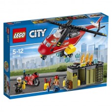 Конструктор LEGO CITY Пожарная команда быстрого реагирования (LEGO, 60108-L)