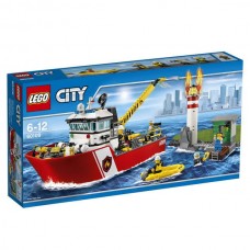 Конструктор LEGO CITY Пожарный катер (LEGO, 60109-L)