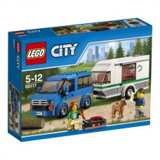 Конструктор LEGO CITY Фургон и дом на колёсах (LEGO, 60117-L)