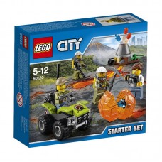 Конструктор LEGO CITY Набор для начинающих Исследователи Вулканов (LEGO, 60120-L)