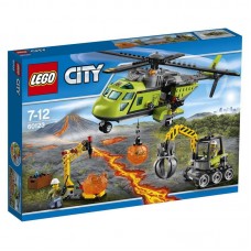 Конструктор LEGO CITY Грузовой вертолёт исследователей вулканов