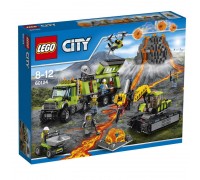 Конструктор LEGO CITY База исследователей вулканов (LEGO, 60124-L)