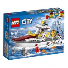 Конструктор LEGO CITY Рыболовный катер (LEGO, 60147-L)