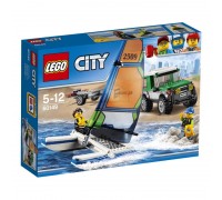 Конструктор LEGO CITY Внедорожник с прицепом для катамарана (LEGO, 60149-L)