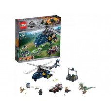Конструктор LEGO Jurassic World Погоня за Блю на вертолёте