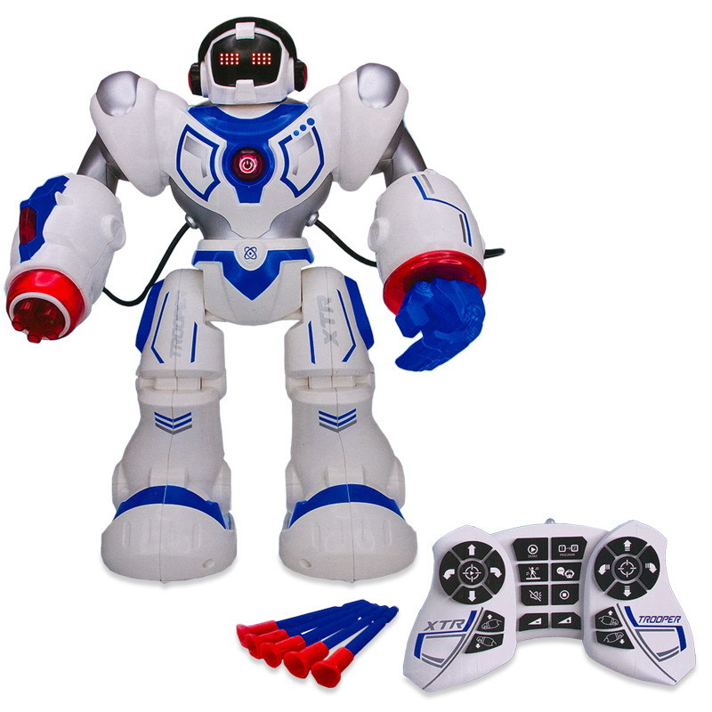 Можно роботы игрушки. Робот радиоуправляемый Xtrem bots. Интерактивная игрушка робот Xtrem bots Штурмовик xt30039 белый/синий/красный. Интерактивная игрушка робот Longshore Xtrem bots Штурмовик xt30039. Робот р/у с пультом управления.