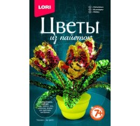 Цветы из пайеток "Тюльпаны" (ЛОРИ, Цв-021)
