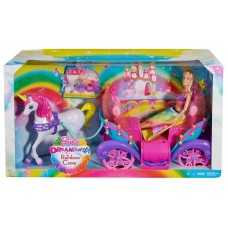 Barbie.Кукла Барби и Радужная карета (Mattel. Barbie, DPY38)