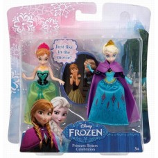 Куклы Анна & Эльза, Disney Princess, из м/ф Холодное Сердце (Mattel. Disney Princess, DFR78пц)