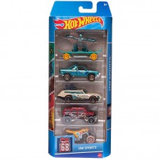 Набор машинок Mattel Hot wheels Подарочный набор из 5 машинок №10