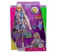 Кукла Mattel Barbie Экстра в цветочном платье