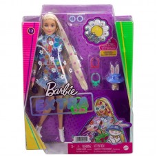 Кукла Mattel Barbie Экстра в цветочном платье