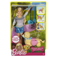Набор "Семья Barbie" Прогулка с питомцем Barbie (Mattel, DWJ68)
