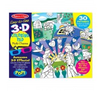Раскраска для девочек с 3D очками (Melissa&Dou, 9963)