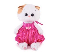 Мягкая игрушка BUDI BASA Кошка Ли-Ли BABY в розовом песочнике 20 см