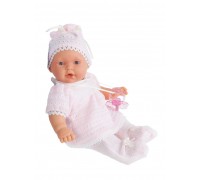 1109P Antonio Juan Кукла -младенец Лана в розовом плачет 27см.