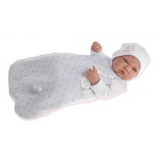 5001B Кукла Antonio Juan младенец Кармело в голубом, 42см