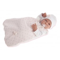 5002P Кукла-младенец Antonio Juan Кармела в розовом 42см