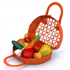 Набор Фрукты, овощи (12 предметов в сумке-корзинке)