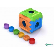 Кубик, дидактическая игрушка 13х13х13 см. (Нордпласт, Н-784)