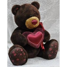 Медведь мальчик Choco с сердцем 20 см (ORANGE, C003/20ц)