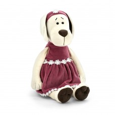 Мягкая игрушка Собачка Лапуська в бархатном платье 20 см Life (ORANGE, OS122/20)
