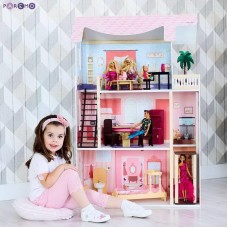 Домик кукольный "Эмилия-Романья" (с мебелью)