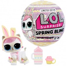 Кукла LOL Surprise Spring Bling Pet Питомец Пасхальный кролик Limited Edition, 7 сюрпризов  MGA Entertainment 570424