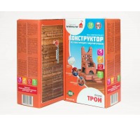 Конструктор "ТРОН" из настоящих кирпичиков (39 деталей) (ПК ВИСМА, 602пл)