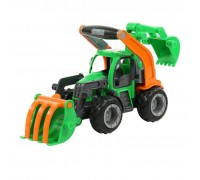 Трактор-погрузчик "ГрипТрак" с ковшом (в сеточке)