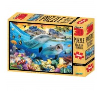 Пазл 3D 500 Закат на острове