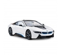 Машина р/у 1:14 BMW i8, вручную открывающиеся двери, цвет белый 27MHZ