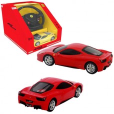 Машина р/у 1:18 Ferrari 458 Italia, с пультом управления в виде руля, 2 цвета (RASTAR, 53400-8)