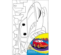 Холст с красками 20х30 см по номерам. МОЯ МАШИНА (Арт. Х-1660)