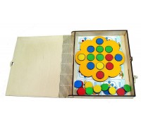 Мозаика-кружочки "Цветочек" (СИБИРСКИЙ СУВЕНИР, 67101)