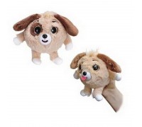 Дразнюка-Zoo коричневая собачка, показывает язык ,13см, в пакет