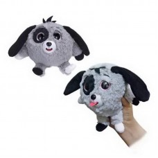 Дразнюка-Zoo серая собачка, показывает язык ,13см, в пакет